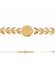 Bracelet chaîne épis plaqué or - Petits Trésors