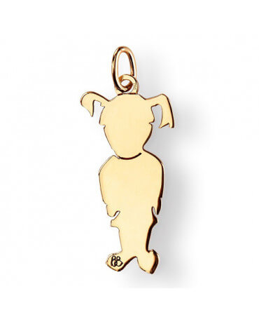 La Fa Mi : pendentif fille (or jaune ou or blanc)