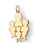 La Fa Mi : pendentif 4 enfants (or jaune)