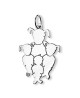 La Fa Mi : pendentif 4 enfants (or blanc)