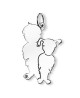 Pendentif 2 enfants argent - La Fa Mi