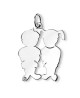 Pendentif Jumeaux argent - La Fa Mi