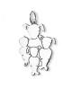 Pendentif Maman de 4 Enfants argent - La Fa Mi