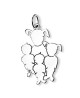 Pendentif Maman de 4 Enfants argent - La Fa Mi