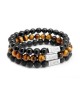 Lot de 3 bracelets perle homme à personnaliser - Petits Trésors