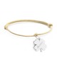 Petits trésors : bracelet lucky trèfle argent