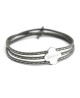 Petits trésors : bracelet amazone trèfle argent