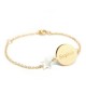 Petits Trésors : bracelet Lovely nacre star plaqué or