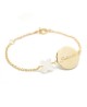 Petits Trésors : bracelet Lovely nacre papillon plaqué or