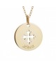 Petits trésors : pendentif croix occitane plaqué or