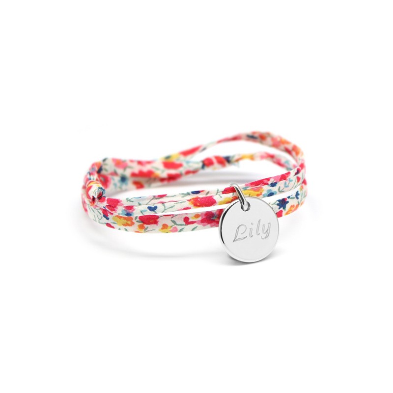 Bracelet Enfant Liberty Ajustable Personnage Acier Gravé