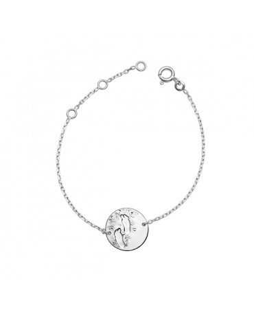 Bracelet bébé Premiers pas sur Terre argent - Monnaie de Paris