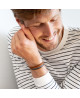 FlowersForZoé : bracelet homme cuir Paul