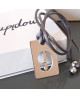 LOUPIDOU : PENDENTIF LUCKY NUMBER (ARGENT)