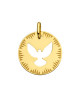 Médaille Colombe ajourée or jaune - AUGIS