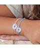 Petits Trésors : bracelet mini jeton étoile en argent