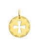 Médaille Croix de Malte ajourée or jaune - Augis