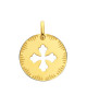 Médaille Croix Occitane ajourée or jaune - Augis