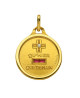 Médaille d'Amour or jaune diamant et rubis - Augis