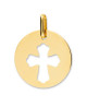 Médaille Croix Ajourée or jaune 9k ou 18k - Lucas Lucor