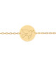 Bracelet colombe enfant or jaune 18K - Lucas Lucor
