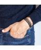 FlowersForZoé : bracelet homme cuir Paul