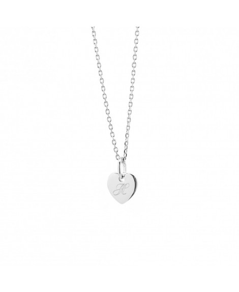 Collier pendentif cœur mini argent - Petits Trésors