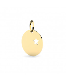 Médaille étoile ajourée - or jaune 18K - Lucas Lucor