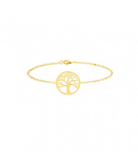 Bracelet arbre de vie - or jaune 18K - Lucas Lucor