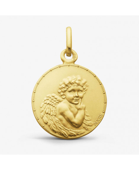 Médaille Ange ailé or jaune - AUGIS