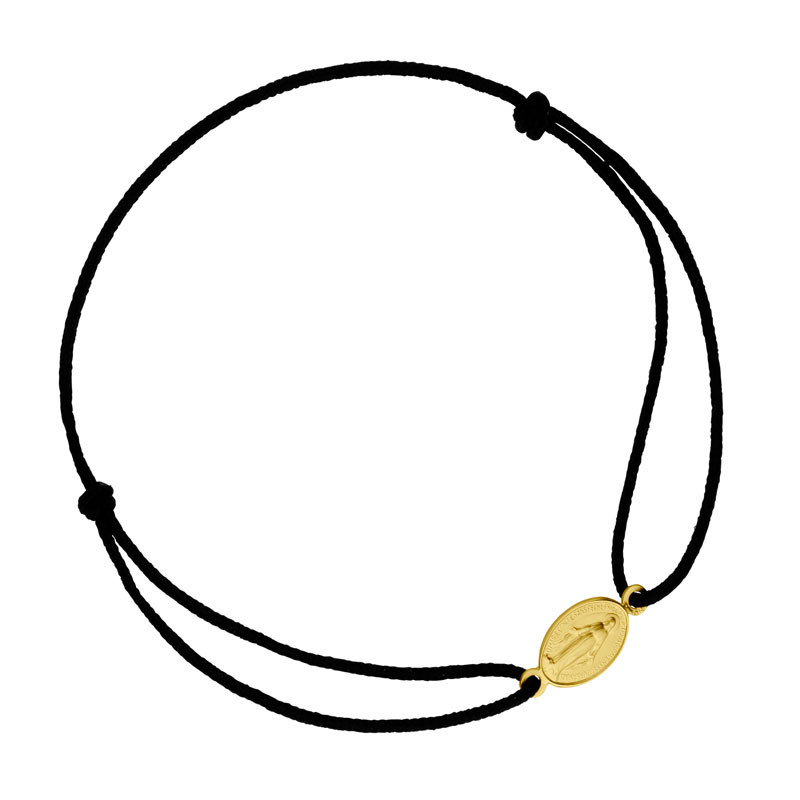 Bracelet cordon Singulière en or rose et diamant