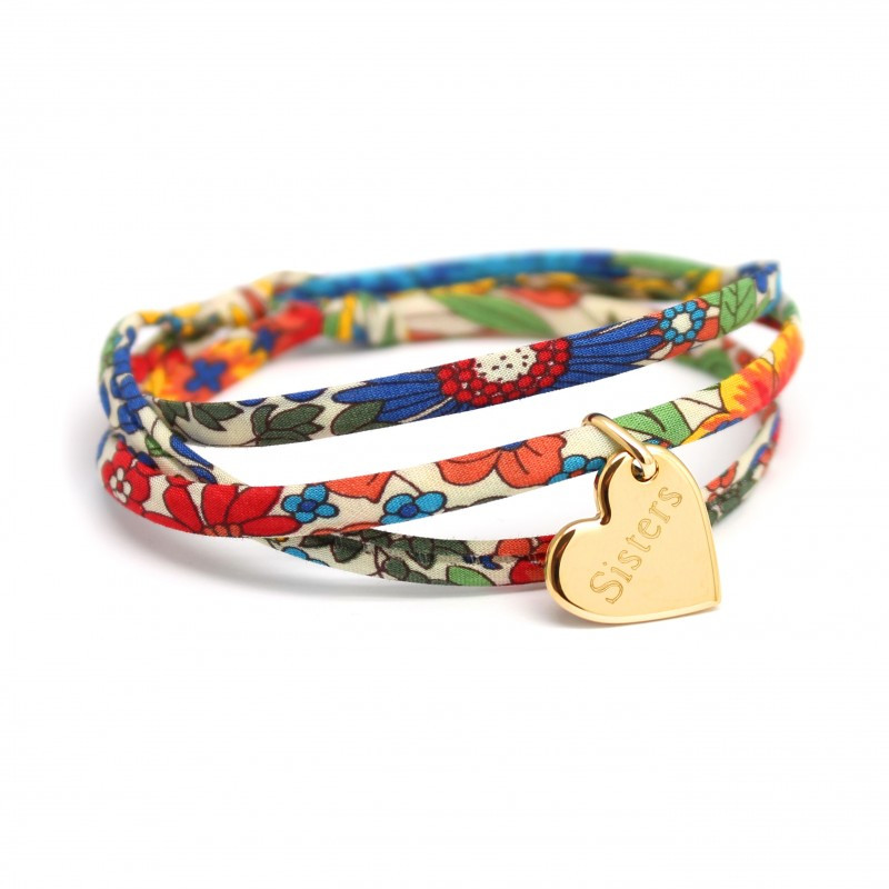 Bracelet cordon enfant Kids médaille (plaqué or jaune)