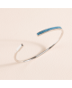 Bracelet jonc plaqué or Gilda - Flowers For Zoé