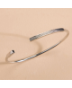 Bracelet jonc plaqué or Gilda - Flowers For Zoé