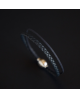 Bracelet cuir homme Alexandre - FlowersForZoé