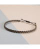 Bracelet cuir tressé homme Barnabé - FlowersForZoé