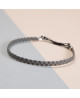 Bracelet cuir tressé homme Barnabé - FlowersForZoé