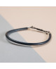 Bracelet cuir homme réglable Marceau - FlowersForZoé