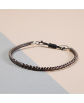 Bracelet cuir homme réglable Marceau - FlowersForZoé
