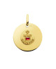 Médaille d'Amour or jaune et rubis la Délicate - Augis