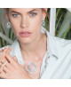 Collier arabesque argent grand modèle - Clio Blue