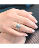 Bague anneaux argent - Clio Blue