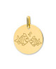 Médaille bébé poisson or jaune 18K - Lucas Lucor