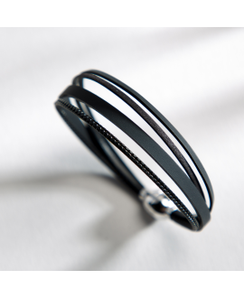 FlowersForZoé : bracelet homme cuir Paul