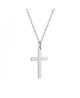 Collier croix chrétienne argent à graver - Petits Trésors