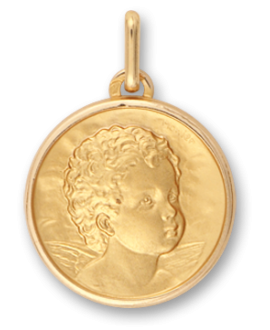 Médaille Ange en or 18 carats - Lucas Lucor
