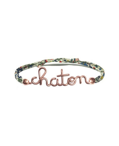 Bracelet Liberty enfant Chaton - Padam Padam