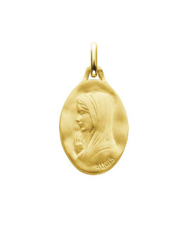 Médaille ovale Vierge priante - Augis