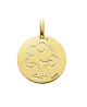 Augis : médaille arbre de vie ajouré or jaune 18 carats