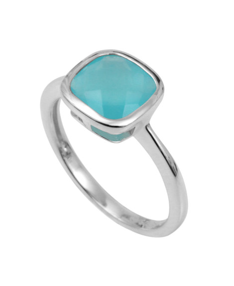 Bague Sissi bleu Pacifique - Clio Blue